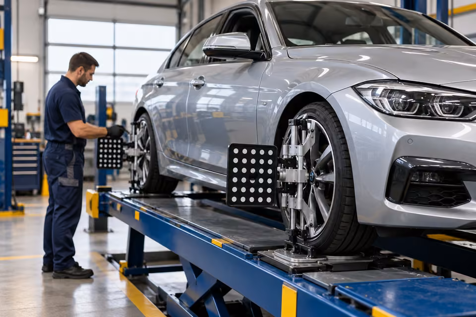 Wheel Alignment service illustration